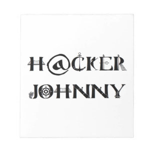 hacker johnny notitieblok