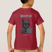 Hacker Kat T-shirt (Achterkant)