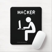 Hacker-kleur Muismat (Met muis)