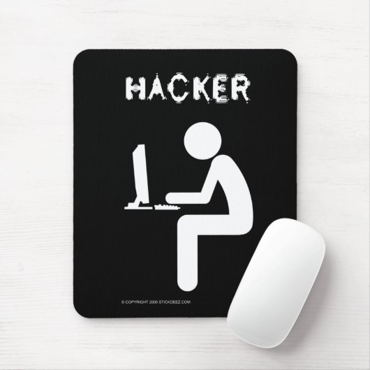 Hacker-kleur Muismat (Met muis)