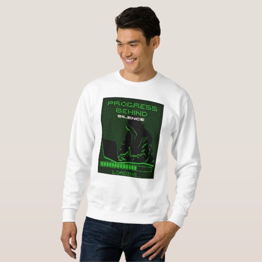 Hacker laptop grafisch T-shirt laden (Voorkant volledig)