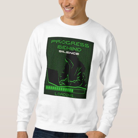 Hacker laptop grafisch T-shirt laden (Voorkant)