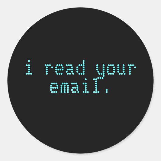 Hacker Laptop Sticker - E-mail (Voorkant)