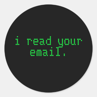 Hacker Laptop Sticker - E-mail