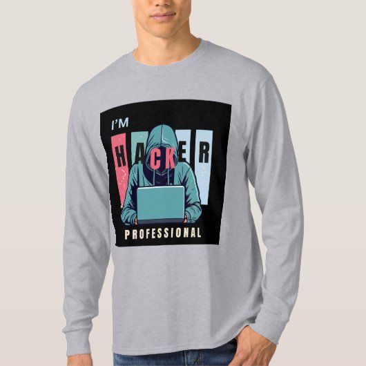 HACKER-ontwerp T-shirt (Voorkant)