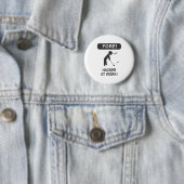 HACKER OP HET WERK RONDE BUTTON 5,7 CM (In situ)