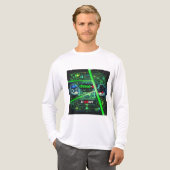 Hacker stemming Tri-Blend shirt (Voorkant)