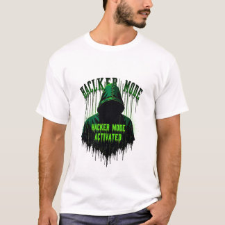 Hackermodus geactiveerd | Cyberpunk stijl T-shirt
