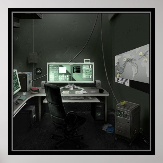 Hacker's Lair Poster (Voorkant)