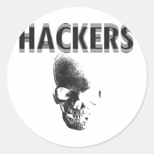 Hackers Ronde Sticker
