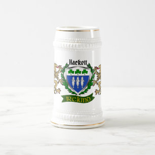 Hackett Irish Shield Beer Stein Bierpul