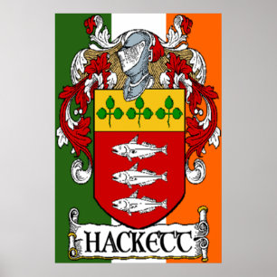Hackettlaag voor wapenafdrukken poster