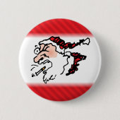 Hackin Santa Funny Cartoon Ronde Button 5,7 Cm (Voorkant)
