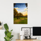 Hackney Downs Londen Park Reisposter Poster (Thuiskantoor)