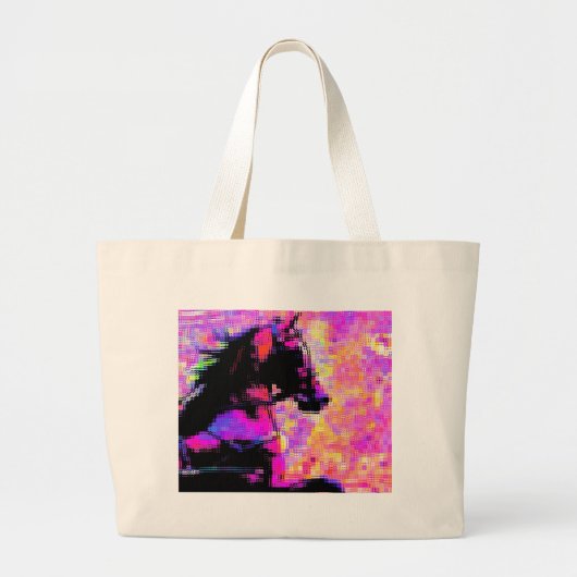 Hackney in Harness Grote Tote Bag (Voorkant)