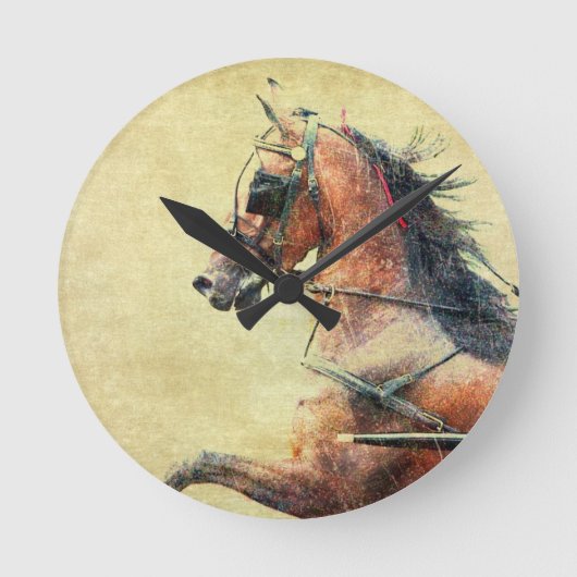 Hackney Pony Ronde Klok (Voorkant)