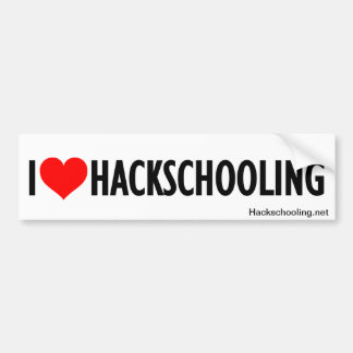 Hackschoolse Bumpersticker