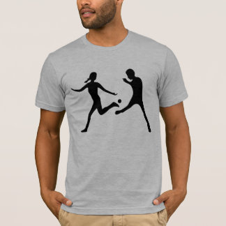 Hackysack Girl & Boy, Black T-shirt