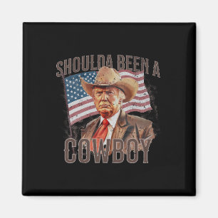 Had een cowboy Trump 2024 moeten zijn 4 juli U Magneet
