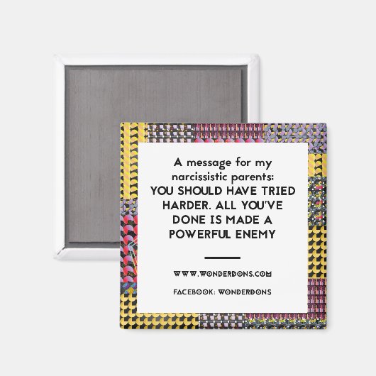 Had harder moeten proberen koelkast magneet (Voorkant / Achterkant)