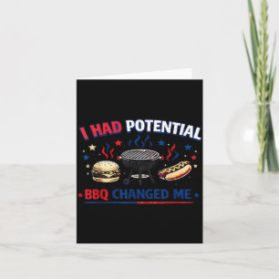 Had Potentieel Bbq Zeggen Grappig Patriottisch 4e Kaart