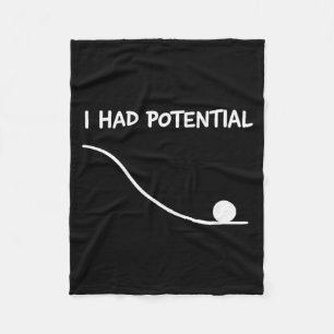 Had Potentieel Grappige Quote Sarcastische Quote W Fleece Deken