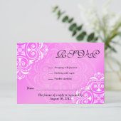 Hadassah custom Bat Mitzvah Invitation RSVP (Staand voorkant)