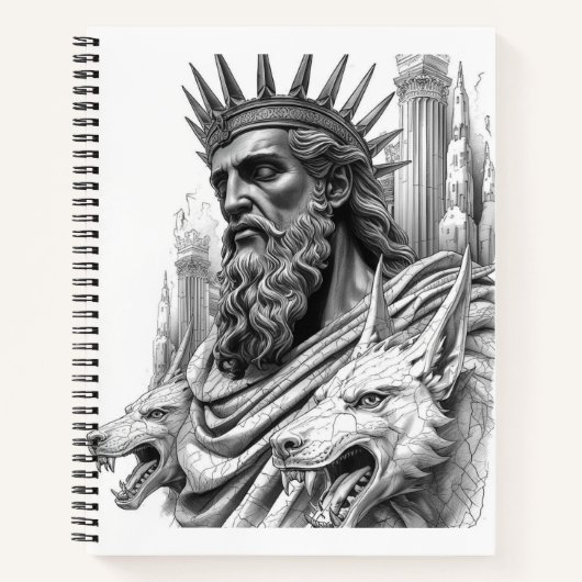 Hades Ancient Greek Statue Mythology Journal (Devant)