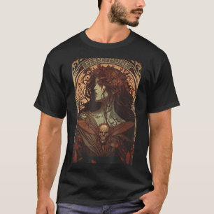 Hades en Persephone Mythology Tarot Kaart T-shirt