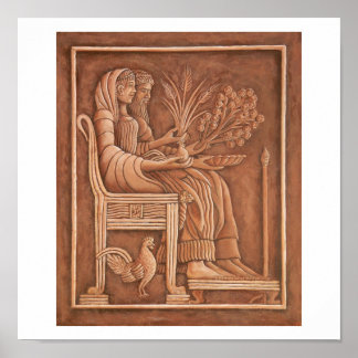 Hades en persoonlijke telefoon poster