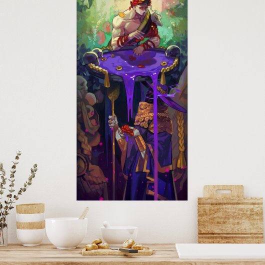 Hades Game Zagreus Poster (Keuken)