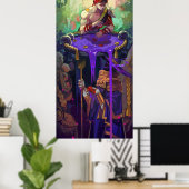 Hades Game Zagreus Poster (Thuiskantoor)