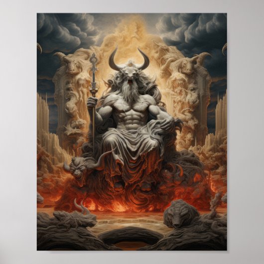 Hades - God van de onderwereld Poster (Voorkant)