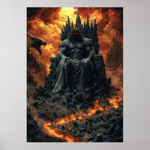Hades, Koning van de Onderwereld - Donkere Vuur Go Poster