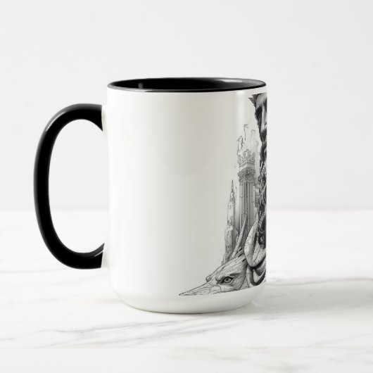 Hades Lord of the Underworld Antique Style Mug (Gauche)