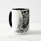 Hades Lord of the Underworld Antique Style Mug (Devant gauche)