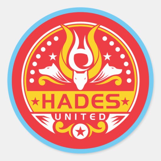 Hades United Logo Sticker (Voorkant)