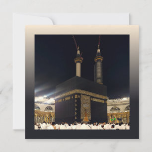 Hadj pelgrims in Fajr, Ka'aba, Mekka, Saoedi-Arabi