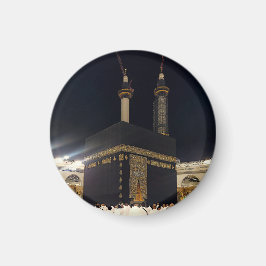 Hadj pelgrims in Fajr, Ka'aba, Mekka, Saoedi-Arabi Magneet