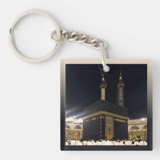 Hadj pelgrims in Fajr, Ka'aba, Mekka, Saoedi-Arabi Sleutelhanger