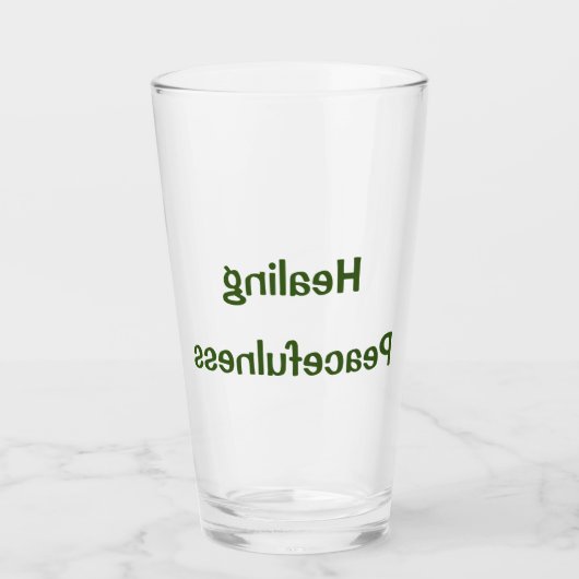 HADO Water Glass - Genezing Vreedzaamheid - Dr. Em Glas (Voorkant)