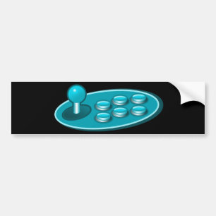 Hadouken Gamer Fightstick Bumpersticker