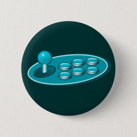 Hadouken Gamer Fightstick Ronde Button 5,7 Cm (Voorkant)