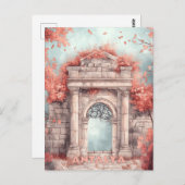 Hadrian's Gate Antalya Turkiye Reizen Briefkaart (Voorkant / Achterkant)