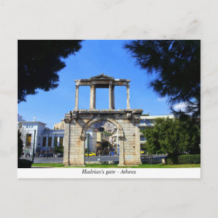 Hadrians gewas Athene Briefkaart