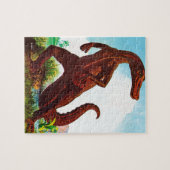 Hadrosaurus Dinosaur Legpuzzel (Horizontaal)