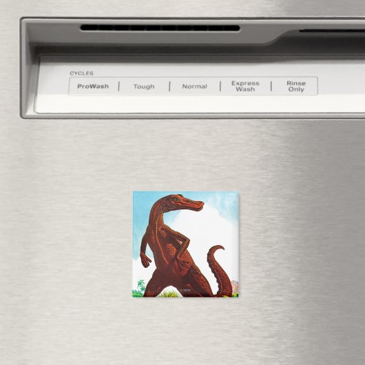 Hadrosaurus Dinosaur Magneet (Insitu (Vaatwasser))