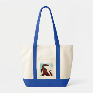 Hadrosaurus Dinosaur Tote Bag