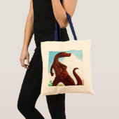Hadrosaurus Dinosaur Tote Bag (Voorkant (product))