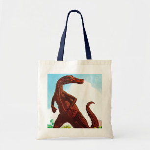 Hadrosaurus Dinosaur Tote Bag